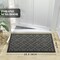 Outdoor Mat – 29.5"x17", Waterproof, Non-Slip, Heavy Duty, Black/Grey for Front Door or Patio.